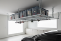 Overhead garage ceiling storage rack